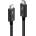 Lindy Кабел USB 4, Thunderbolt, 40Gbps, 8K60Hz, C - C, M/M, 1m, черен 31120 (31120)