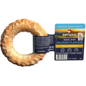ONTARIO Лакомство Ontario Protein вкус сьомга, дъвчащ бейгъл 1бр 8, 9см (214-856388)
