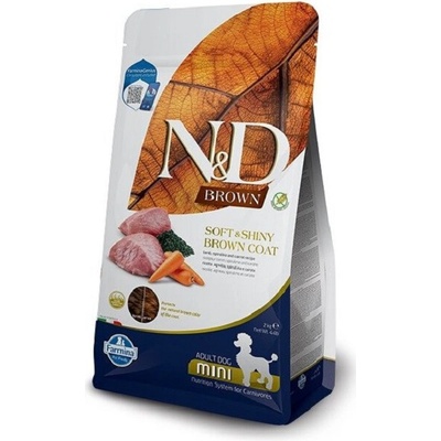 N&D Brown GF adult malé Lamb & Carrot 2 kg