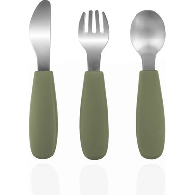 Zopa Silikonový dětský příbor Forest Green 3 ks