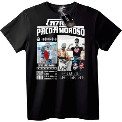CA7RIEL & PACO AMOROSO Музикална Тениска - 7XL, White