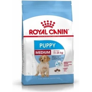 Royal Canin Royal Canin Medium Puppy Храна за кучета, суха, за малки на възраст, средна порода, с царевица и птиче месо, 4 kg