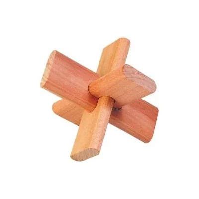 Goki - 3D дървен пъзел - Магически кръст (HS005)