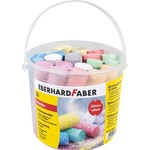Eberhard Faber Асфалтова креда, комплект от 20 броя, eberhard faber, 6 блестящи цвята 526520 (526520)