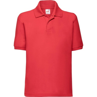 Fruit of the Loom Children's T-shirt 65/35 Polo 634170 65/35 červená