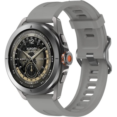 PROTEMIO 91092 SILICONE Vymeniteľný remienok pre Xiaomi Watch S4 Sport šedý