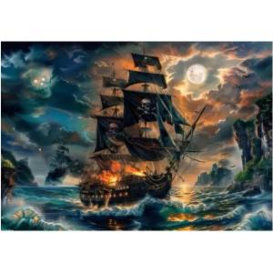 Clementoni - Puzzle Pirates of The Haunted Seas - 300 piese