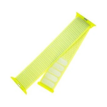 FIXED Nylon Strap na Apple Watch 38 mm/40 mm limetkový FIXNST-436-LI