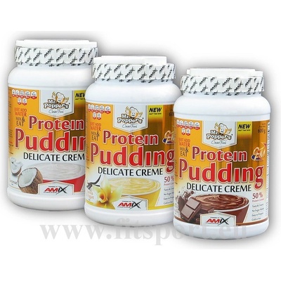 Amix Mr.Popper's Protein puding coconut 600 g