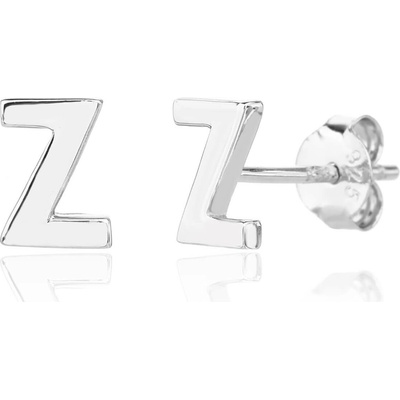 Bealio 13989 stříbrné náušnice PÍSMENO Z 03-13989-4078