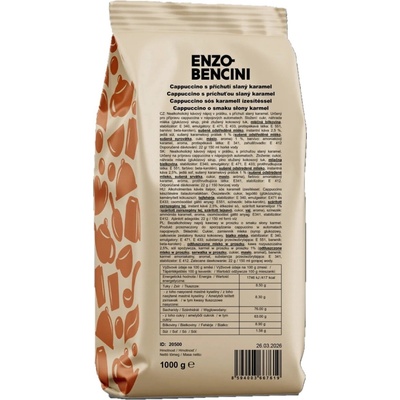 ENZO BENCINI Cappuccino s příchutí slaný karamel 1 kg