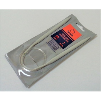 Kruhové pletací jehlice 60 cm č. 7 APPLE