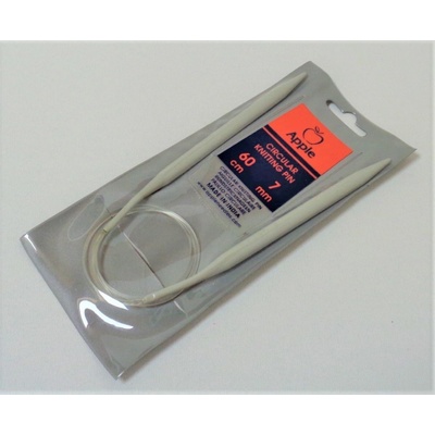 Kruhové pletací jehlice 60 cm č. 7 APPLE