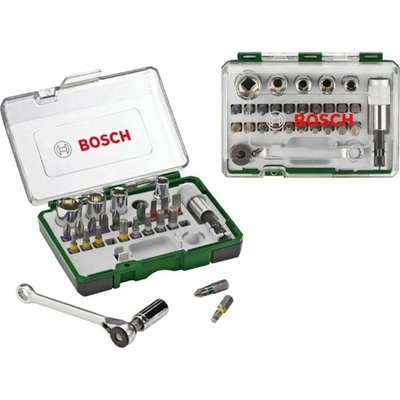 Sada bitov BOSCH 27dílná sada skrutkovacích bitov a rační (2.607.017.160)