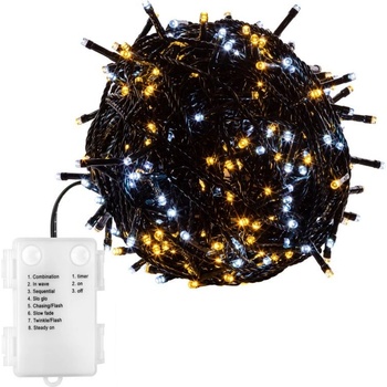 Voltronic 67679 Vánoční LED osvětlení-5 m,50 LED,teple studeně bílé,baterie