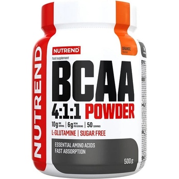 Nutrend BCAA 4: 1: 1 Powder, 500 Grams