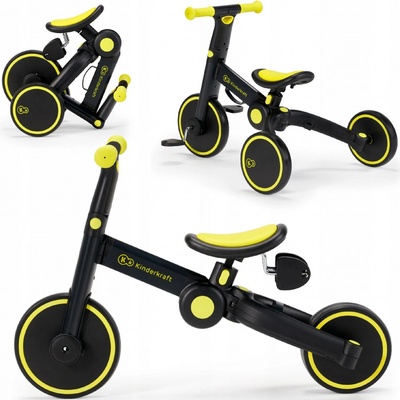 Kinderkraft 4TRIKE žltá čierna