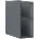 Mexen Box-A отворен шкаф с рафт 20 см, графит мат - 91AX2-0200-470-0-66 (91AX2-0200-470-0-66)