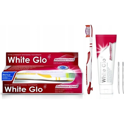 White Glo bieliaca Professional Choice 100 ml + zubná kefka