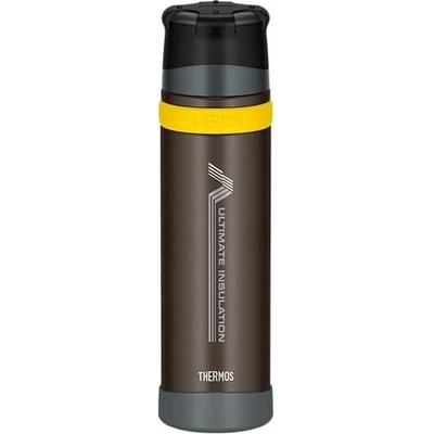 Thermos Termoska so šálkou do extrémnych podmienok 900 ml Hnedá