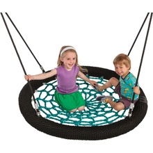 Playground System Houpačkové hnízdo Rosette Nest Swing 1,2 m zeleno-černé