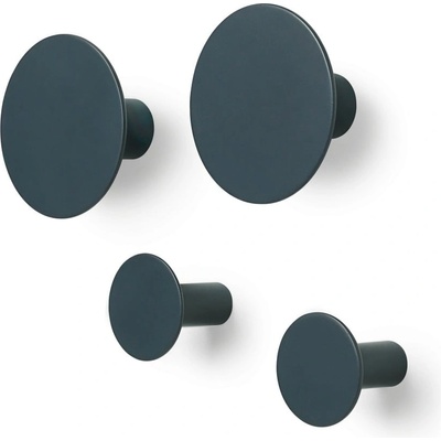 blomus Комплект от 4 тъмно сиви куки за стена Ponto - Blomus (65800)