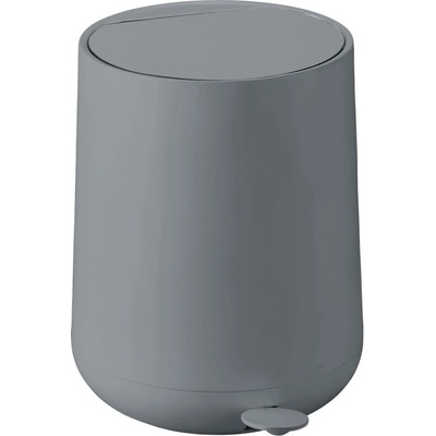 ZONE Тъмносиво пластмасово кошче за боклук с педал 5 l Nova - Zone (330131)