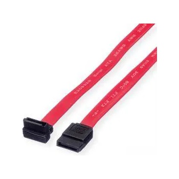 Image 1 of Roline HDD Кабел VALUE 11.99. 1556 : : SATA II - 3.0 Gbit/s, Male, 7-pin, Ъглов, 0.5 м, Червен, 11.99. 1556