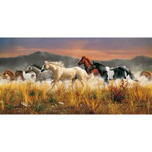 Clementoni - Puzzle Running Horses - 13 200 piese