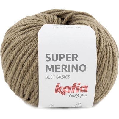 Katia Super Merino 6 Fawn Brown Плетива прежда (SM 6)