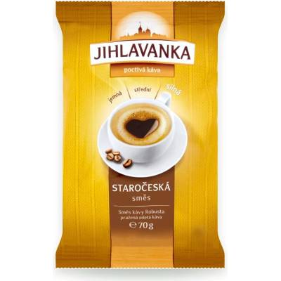 Jihlavanka Staročeská směs káva mletá 20 x 70 g