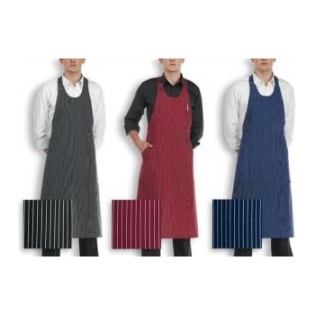 Egochef Barmanská zástěra vysoká pásy modrá E-6104106C