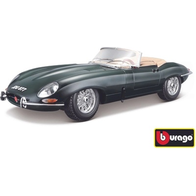 Bburago Jaguar E type Cabriolet zelená BB18 12046 1:18