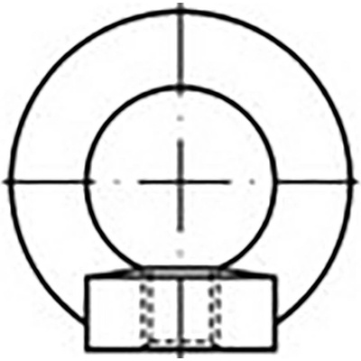 TOOLCRAFT TO-6855684 závesné oká M6 DIN 582 ocel pozinkované 25 ks
