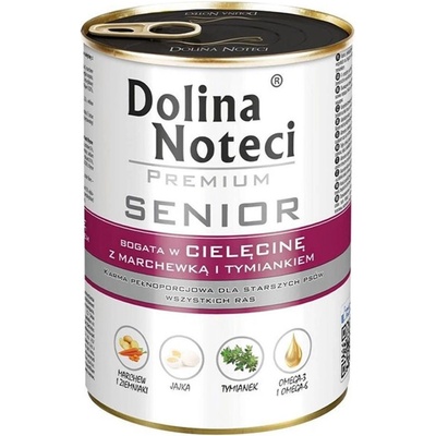 Dolina Noteci Premium Senior Богат на телешко с моркови и мащерка 400 г