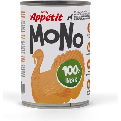 Comfy Appetit Dog Mono Turkey 400 g