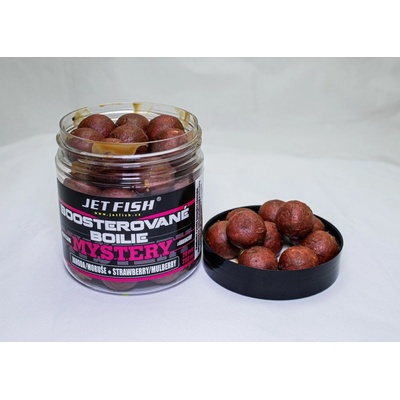 Jet Fish Mystery Boosterované Boilie 250ml Chuť: Jahoda/Moruše, Průměr: 20mm