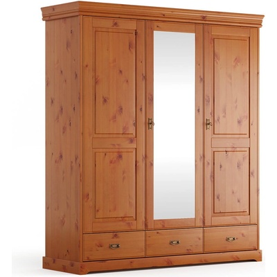 Nábytek z lesa Terra Red 3D 193 x 218 x 62 masiv borovice