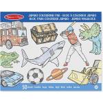 Melissa & Doug - Книжка за оцветяване - Разнообразни картини