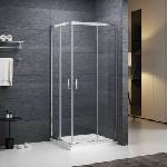 Roltechnik Душ кабина Roth Sundis квадратна с плъзгащи се врати 90x90 см хром-прозрачна (N0779)