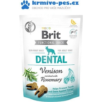 Brit snack Dental venison & rosemary 150 g