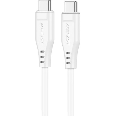 ACEFAST Кабел за зареждане Acefast MFI от USB Type C към USB Type C, 1.2m, 60W, 3A, 20V, Бял (C3-03-C-C white)