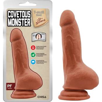 Image 1 of Пенис дилдо с тестиси, похотливо чудовище, 20см. - Monster Latin (CHISA00280)