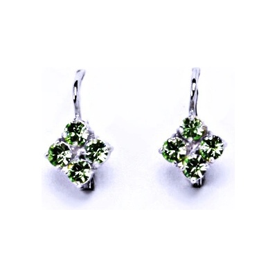 Čištín s krystaly Swarovski Chryzolit NK 1324