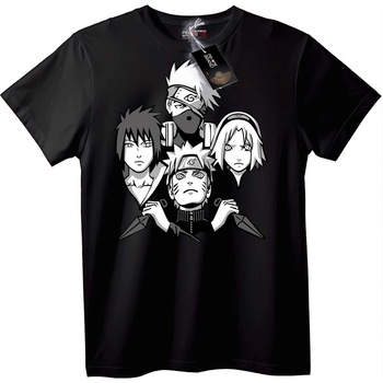 NOONEBRAND Тениска Heroi от Naruto - XXS, Black