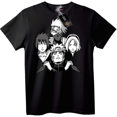 NOONEBRAND Тениска Heroi от Naruto - XXS, Black