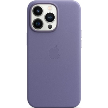 Image 1 of Apple Оригинален гръб Apple Leather Magsafe Cover за iPhone 13 Pro - Лилав, MM1F3ZM/A