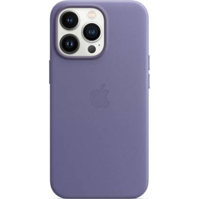 Apple Оригинален гръб Apple Leather Magsafe Cover за iPhone 13 Pro - Лилав, MM1F3ZM/A