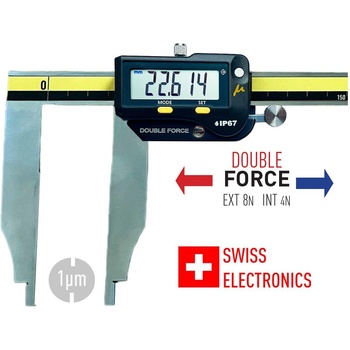 Microtech Дигитален шублер Microtech MICRON SwissMet Bi-Force - IP67, 600 мм, 0, 001 мм (141074616)