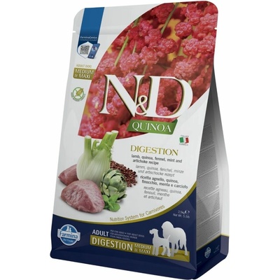 N&D Quinoa Grain Free Dog Medium & Maxi Digestion Lamb 3 x 7 kg